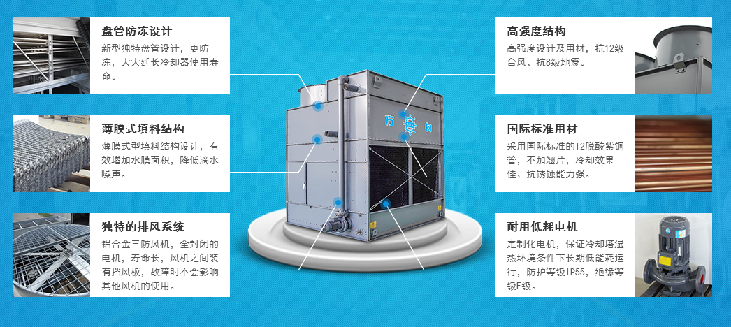 閉式冷卻塔產品特征